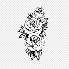 Sketsa tato batik sederhana lireepub. Tato Lengan Menggambar Sketsa Rose Mawar Putih Monokrom Png Pngegg