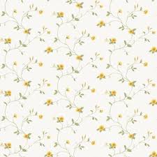 Papel Pintado De Cocina Flores Blanco Y Amarillo Para 5 3 M Sup2 Saint Honore A Href Http Papel Pintado Papel Decorado Para Imprimir Papel Tapiz Verde