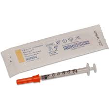Standard Insulin Syringe with Needle Monoject 1 mL 12 Inch 2 ...