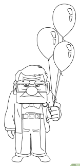Draw Carl From Up In 2020 Disney Drawings Sketches Disney Art Drawings Disney Character Drawings