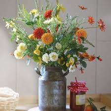 Marigolds how to plant and grow marigold flowers the old farmer s. Artificial Flowers In Vase 13 Best Fake Flowers In Vases To Buy