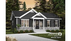 Ranch style house plans emphasize openness, with few interior walls and an efficient use of space. House Plan 2 Bedrooms 1 Bathrooms 3137 Drummond House Plans