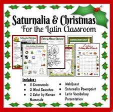 Music is a crucial part of christmas in latin america, but the soundtrack varies widely depending on here's a playlist of eight songs that have become as critical to christmas celebrations in latin. Saturnalia Christmas For The Latin Classroom Bundle By Magistra F