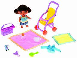 Fisher Price So Many Surprises Baby Dora Playdate By Fisher Price 25 00 From The Manufacturer Intro Surprise Baby Baby Toddler Toys Dora Doll