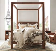 Find the best deals for rustic canopy bed. Menlo Reclaimed Teak Canopy Bed Pottery Barn