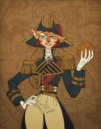 Treasure Planet's Captain Amelia :: Claire Hummel, in Colin Solan's Disney  Characters Comic Art Gallery Room