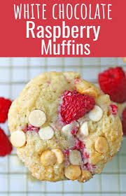 Raspberry White Chocolate Muffins Soft Moist Muffins With Fresh Raspberries And Swe Raspberry Muffins Raspberry Recipes Raspberry And White Chocolate Muffins