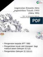 (1) akta ini bolehlah dinamakan akta pengambilan tanah (pindaan) 2016. Pengenalan Kepada Akta Pengambilan Tanah 1960 25 04 2015