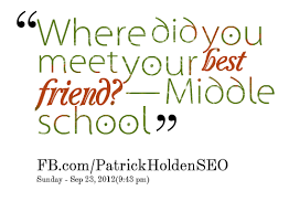 Middle School Quotes And Sayings. QuotesGram via Relatably.com