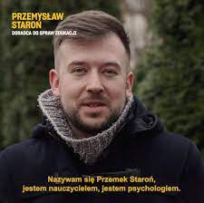 Searching for a fulfilling life path, he eventually chose to study psychology, and later narrowed his specialism to education and training. Szymon Holownia Przemyslaw Staron Doradca Ds Edukacji Facebook