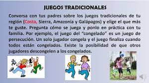 Juegos tradicionales son los juegos que desde muchísimo tiempo atrás siguen perdurando, pasando de generación en generación, siendo trasmitidos de abuelos a padres y de éstos a sus hijos y así sucesivamente, sufriendo quizás algunos cambios, pero manteniendo su esencia. Semana29 Basica Media Actividad 2 Educacion Fisica Youtube