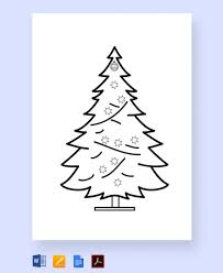However, where did this traditio. Christmas Tree Printable Coloring Page Template Google Docs Word Apple Pages Pdf Template Net
