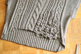 Destroyed Knit Sweater By Sylandsam Diy Knit Sweater Sweaters Diy Fashion Destroyed Sweater
