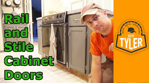 Cabinetmakers and designers rely on standardized dimensions to build and design cabinets. Rail And Stile Cabinet Doors On The Router Youtube