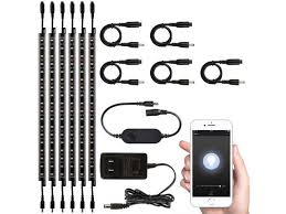 I am actually going to replace the. Torchstar Led Safe Lighting Kit Compatible With Alexa App Control Dimmable Light Bars Linkable Under Cabinet Lights 5000k Daylight Ul Power Adapter For Showcase Shelf 6pcs Newegg Com
