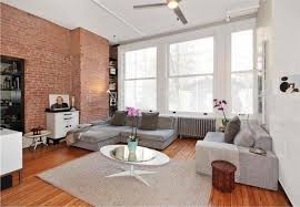 Exposed Brick Wall In Living Rooms Modern Home Design Corner Sofa Wall Shelv Interior Design Apartment Small Small Living Room Design Apartment Interior Design