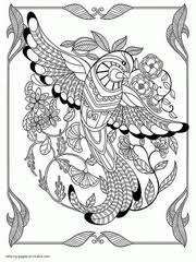There are three main categories of colors: 34 Bird Coloring Pages For Adults Free