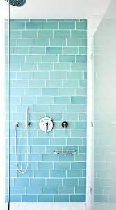 Check spelling or type a new query. Recycled Glass Tiles Bathroom Aqua Subway Tile So Pretty And Soothing Beach House Canada Blue Accent Ceramic Show Banheiro Contemporaneo Banheiro Casa De Banho