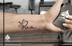 This tattoo also shows the love of a daughter towards her father. Tattoos Mom Dad Designs