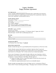 Puppy s contract free dog puppy deposit receipt contract fill online template for word 10 templates forms and 6 samples pinellas county florida non refundable bill. Puppy Purchase Agreement