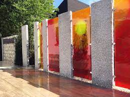 Breite von 90,00 mm bis 180,00 mm. Garten Sichtschutz Glas Glasdekore Teufel