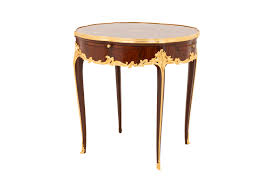 Louis Xv Style Bouillotte Table In Kingwood Late 19th Century