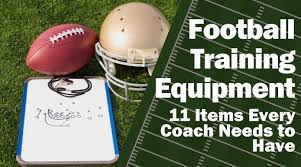What kind of equipment can a football player wear? Football Training Equipment 11 Items Every Coach Needs To Have