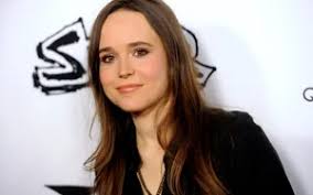 Elliot Page White Tank Top Red Background Wallpaper