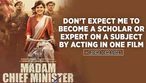 Spread the love by share this movie. Madam Chief Minister Richa Chadha Lashes Out At Trolls In An Open Letter