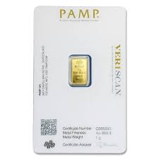 Contains 1 gram (.0321 oz) of.9999 pure gold. 1 Gram Gold Bar Pamp Suisse Lady Fortuna W Assay New York Gold Co