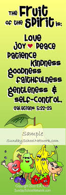Fruit Of The Spirit Bible Bookmark Galatians 5 22 23 Children S Ministry Bible Memory Sunday School Children S Church Kids Bible Clubs Bible Bookmark Bible Lessons For Kids Galatians