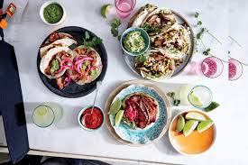 Arrange your tacos with a few pieces. Fish Tacos With Sweet Pickle Sauce Recipe Myrecipes
