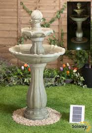 Top 7 solarbrunnen für gärten. 112cm Solarbrunnen Mit Led Beleuchtung Antikeffekt Solaray 199 99