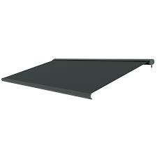 Le coffre aluminium laqué blanc permet de protéger l'intégralité de la toile et du moteur. Store Banne Motorise Coffre Integral Cendre 4 X 3 5 M Castorama