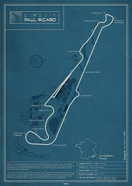 Constructed by drinks magnate paul ricard at le castellet in the south of france. Circuit Paul Ricard Poster By Peter Dials Circuit Ricard Racing Circuit
