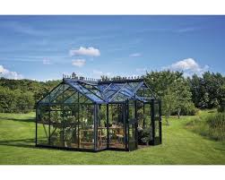 An orangerie is a unique structure, part conservatory and part interpretive in construction. Gewachshaus Juliana Orangerie 15 2 M 373x440 Cm Anthrazit Bei Hornbach Kaufen