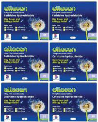 Allacan Cetirizine Hydrochloride Hayfever Allergy Tablets 30 Tablets X 12 Packs Amazon Co Uk Health Personal Care