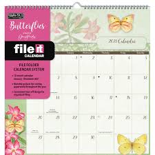 Butterflies 2021 File It Wall Calendar Lang