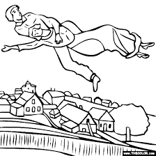 You can see a mariachi band playing mexican folk music happily during the celebration. Marc Chagall Over The Town