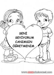 Ogretmenler Gunu Boyama Sayfalari Cizim Cizimler