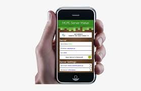 Minecraft pe and associated minecraft pe images are copyright of mojang ab. User On Phone Using Mcpe Server Maker Bluetooth Car Lock Control Transparent Png 412x453 Free Download On Nicepng