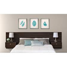 Shop our king platform bed selection from the world's finest dealers on 1stdibs. King Size Floating Headboard With Nightstands In Espresso Fastfurnishings Com
