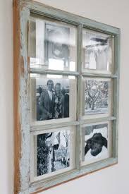 While the charm of choosing an old window is that it does look old, you don't want a window that's falling apart either. Rustic Picture Window Frame Old Window Frames Make Amazing Home Decor So Easy And Inexpensive Diy Window Frame Window Frame Picture Rustic Window Frame
