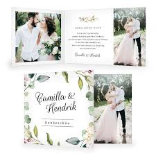 Dankeskarten für ihre hochzeit sagen sie auf diese schöne weise danke! Danksagung Zur Hochzeit Im Greenery Stil Carinokarten