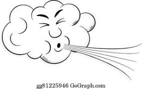 See wind blowing stock video clips. Eps Illustration Cloud With Face Blowing Wind Vector Clipart Gg67629120 Gograph