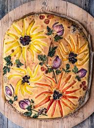 Focaccia Garden Der Blumen Brot Trend 2020 Mit Viel Gemuse In 2020 Focaccia Partybrot Rezepte