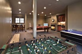 Rec Room Ideas Kids Think It Would Be Fun To Have A Pool Table Ping Pong Table And Air Hockey Table For The Rec Rec Room Small Room Design Family Room
