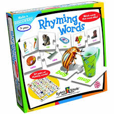 See puzzle used in context: Rhyming Words Matching Puzzle Set Educational Toys Planet