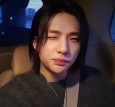 Hyunjin Black Hair In 2021 Hyunjin Black Hair Hyunjin Long Black Hair Hyunjin Long Hair