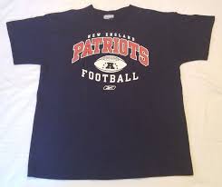Reebok New England Patriots Blue Team Nfl Football T Shirt